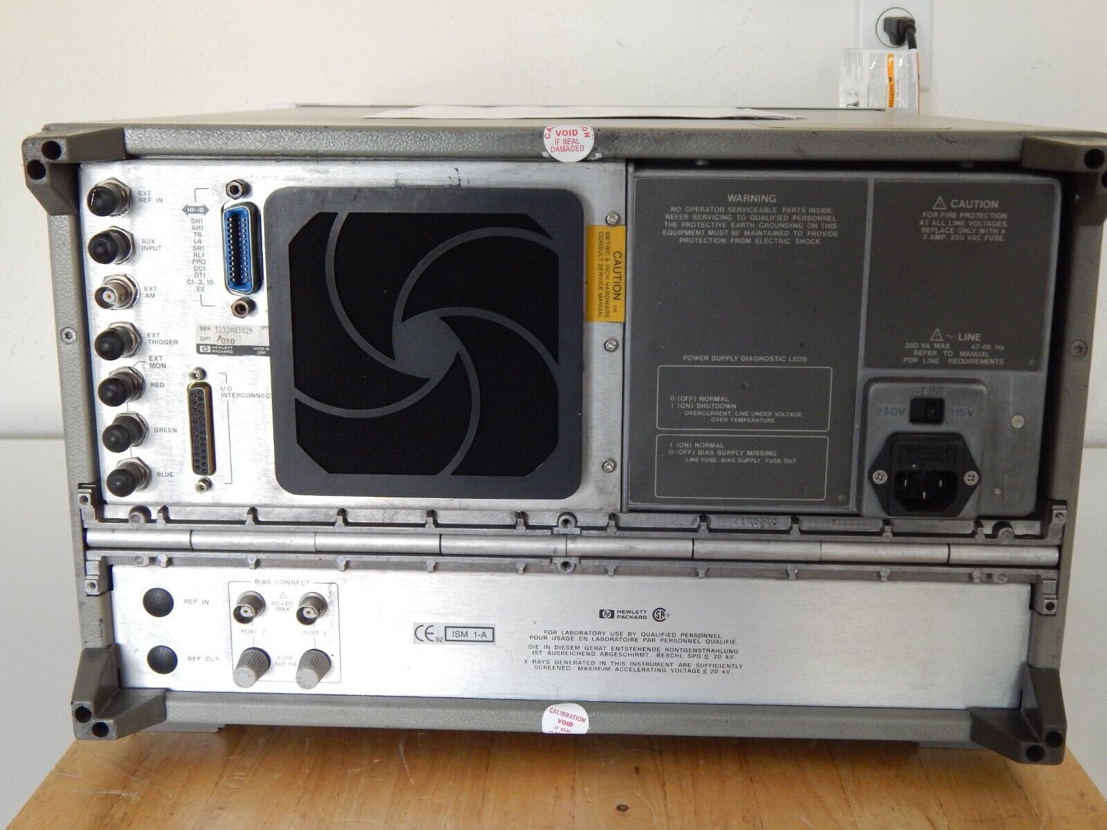 Agilent/Keysight 8722C w/ 010 s/n 3232A03025 Network Analyzer, 50Mhz-40GHz Agilent/Keysight 8722C w/ 010 s/n 3232A03025 Network Analyzer, 50Mhz-40GHz